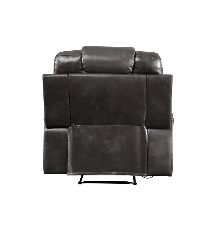 Braylon Recliner (Power Motion), Magnetite PU