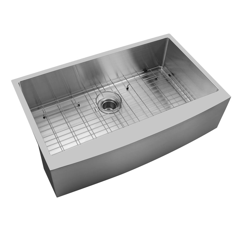 33-inch Farmhouse Kitchen Sink,Single Bowl Stainless Steel  18 Gauge