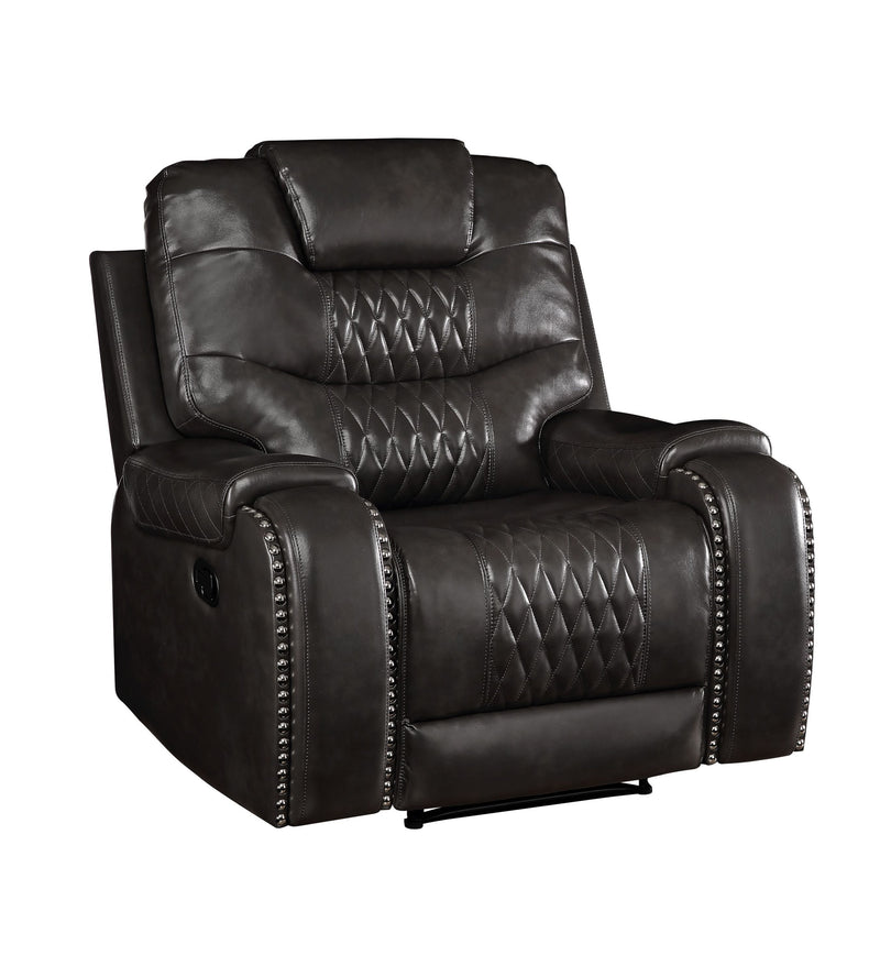 Braylon Recliner (Motion), Magnetite PU