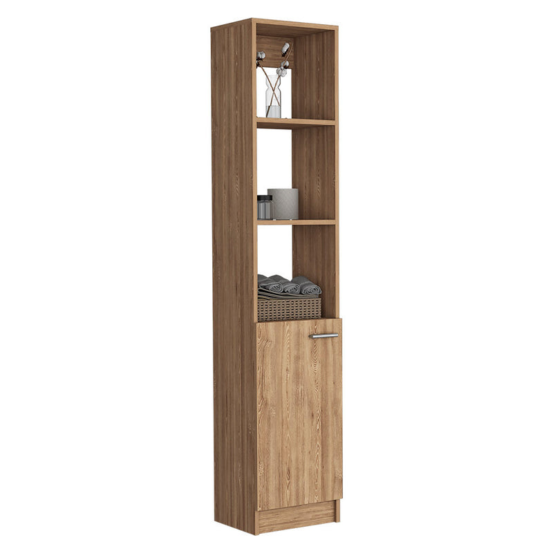 Linen Cabinet Emmett,Two Interior Shelves, Pine Finish