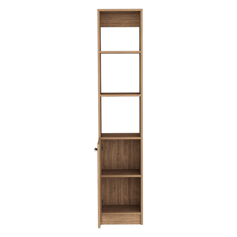 Linen Cabinet Emmett,Two Interior Shelves, Pine Finish