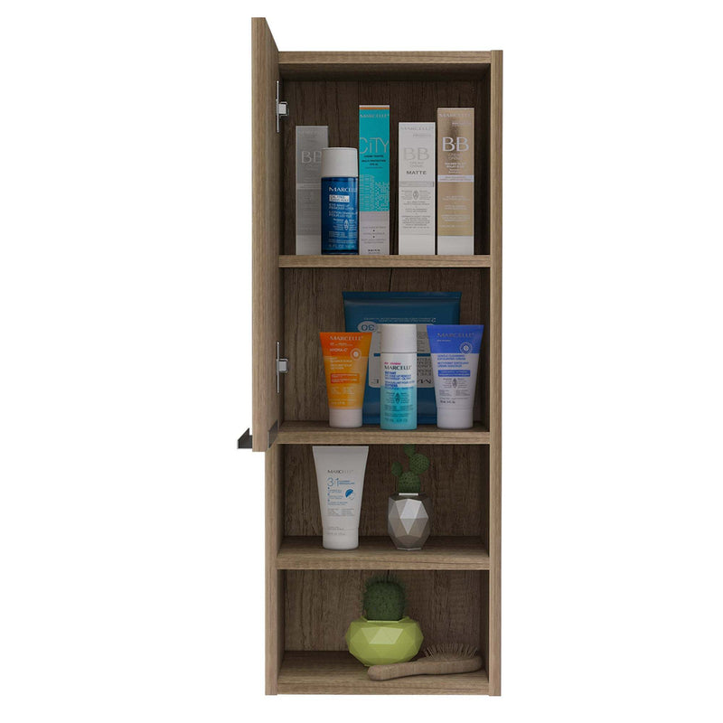 Milwaukee Medicine Cabinet, Two Shelves, Single Door Cabinet, Two Interior Shelves