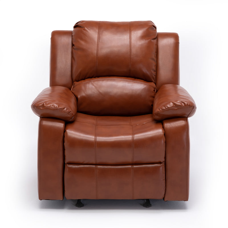 Charlotte Caramel Leather Gel Recliner