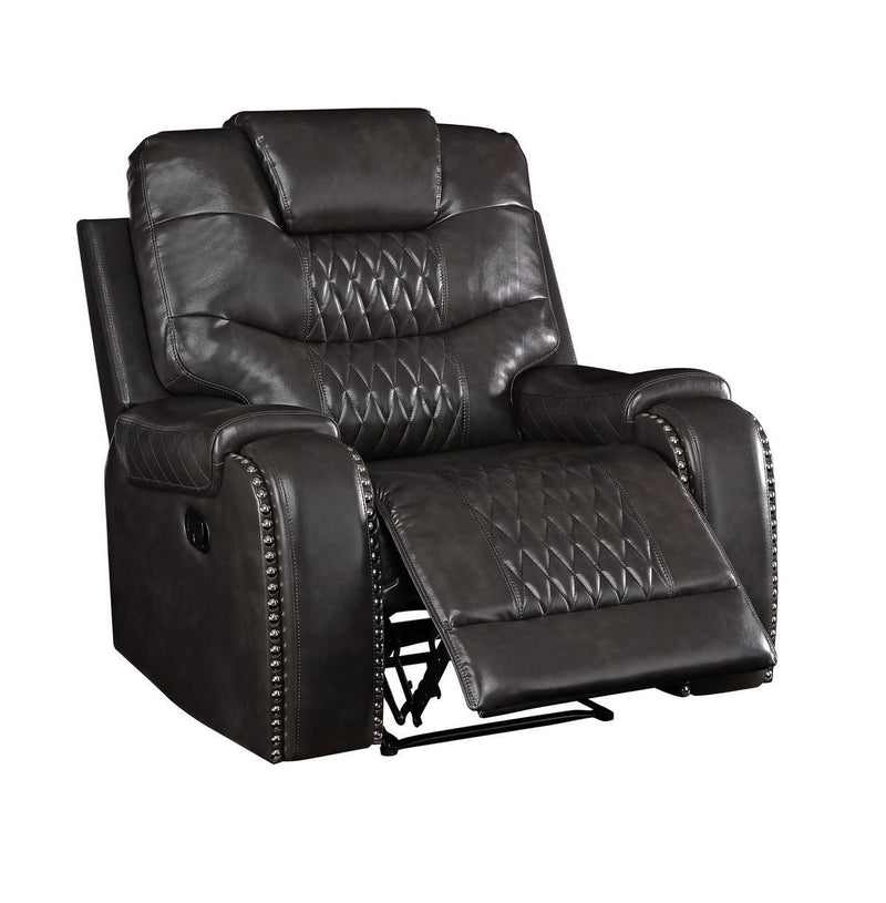 Braylon Recliner (Motion), Magnetite PU