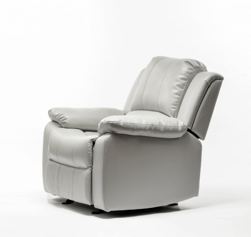 Charlotte Ivory Leather Gel Recliner