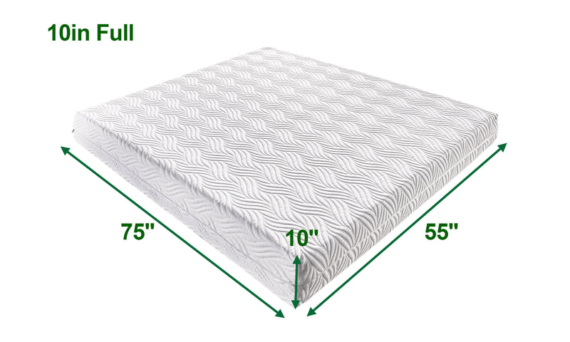 10 Inch Memory Foam Mattress,Full Foam Mattress with CertiPUR-US Certified