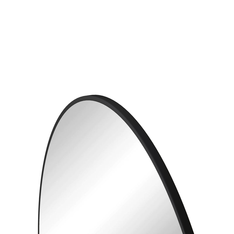 Wall Mirror 28 Inch Black Circular Mirror Metal Framed Mirror Round Vanity Mirror Dressing Mirror, for Bathroom, Living Room, Bedroom Wall Decor