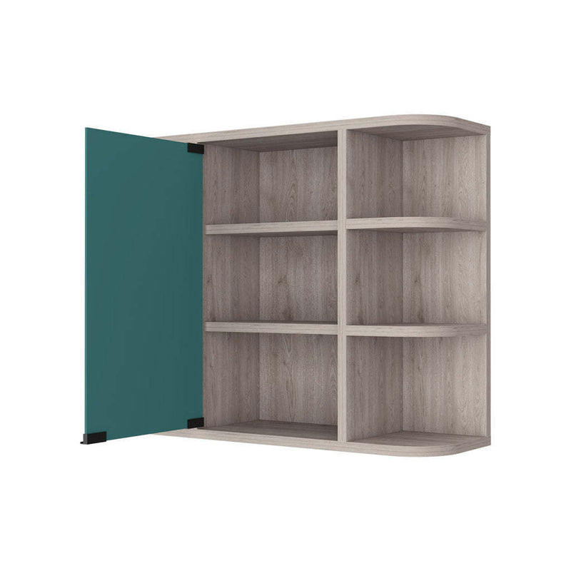 Valdez Medicine Cabinet With Six Shelves, Mirror Cabinet