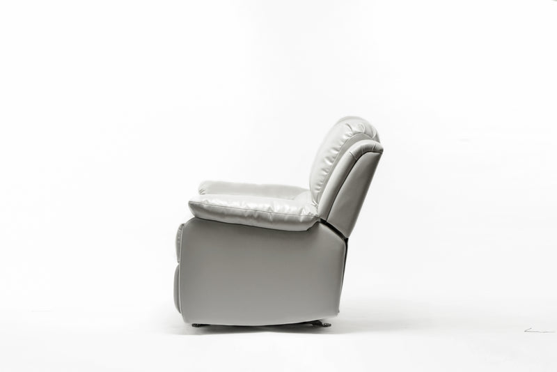 Charlotte Ivory Leather Gel Recliner