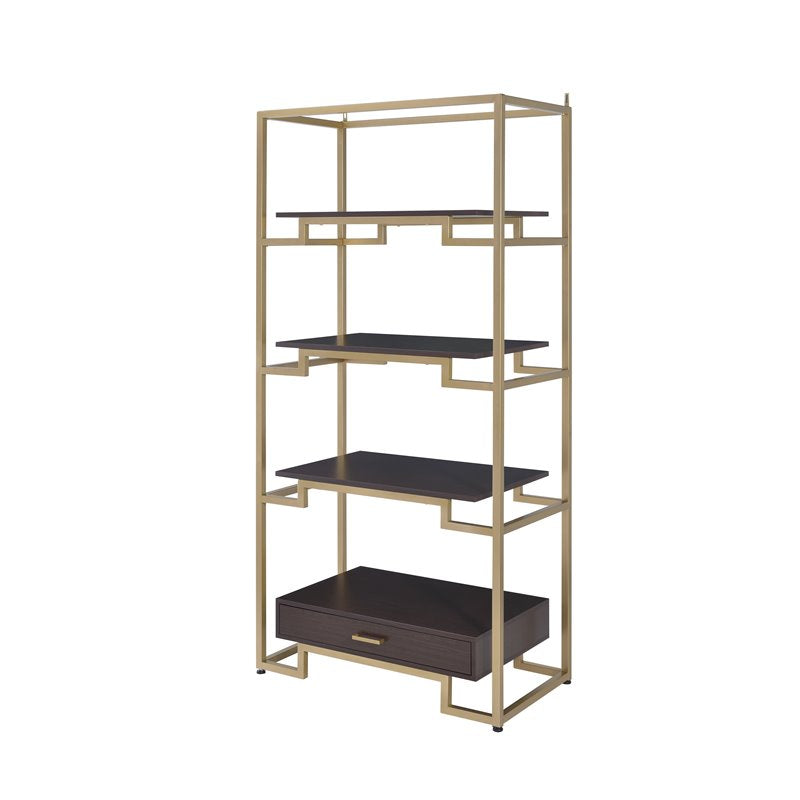 Bookshelf in Gold