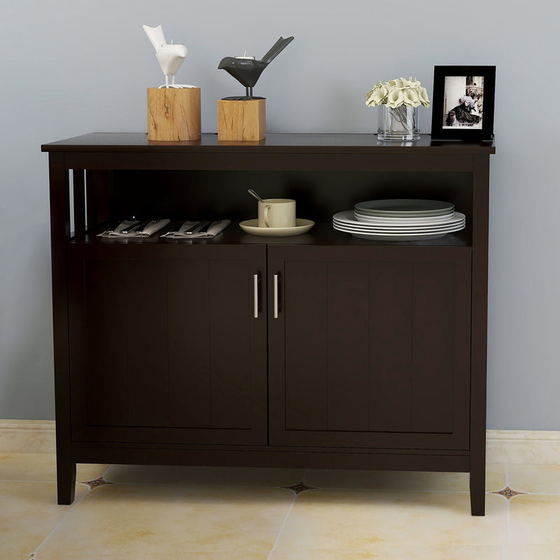 Kitchen storage sideboard and buffet server cabinet