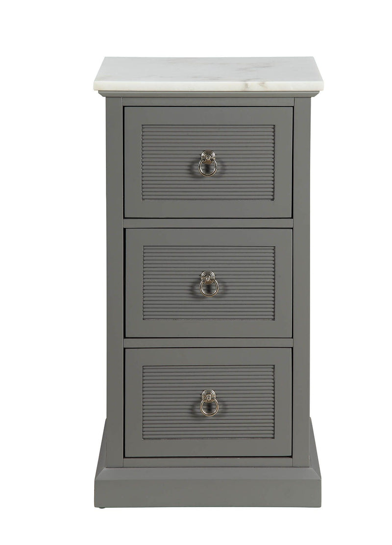 Cabinet in Marble & Gray