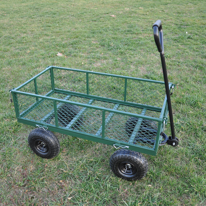 Wagon Cart Garden cart trucks make it easier to transport firewood