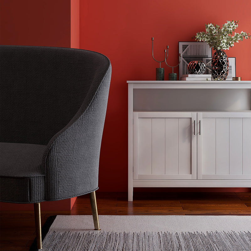 Kitchen storage sideboard and buffet server cabinet