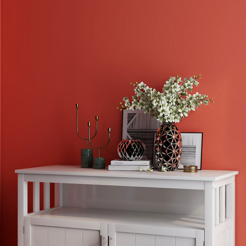 Kitchen storage sideboard and buffet server cabinet