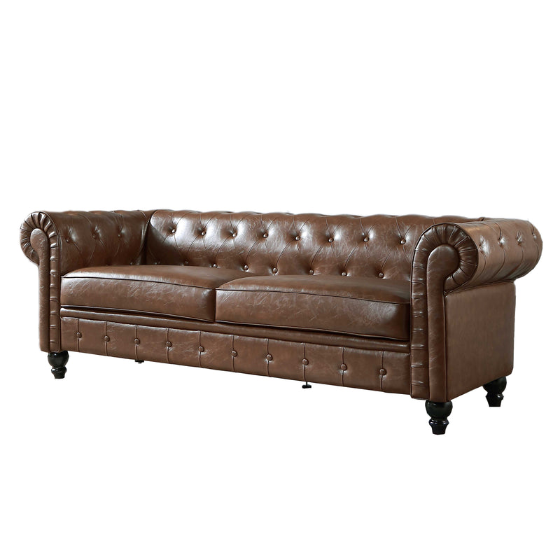 Retro style PU Couch , Chesterfield Sofas for Living Room and Bedroom