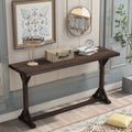 Livingroom Set Vintage Style Easy Assembly 58” Console Table Side Table with Firm Structure