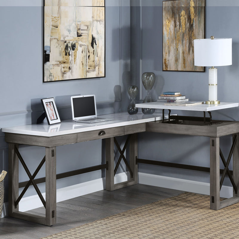 Writing Desk w/Lift Top in Marble Top