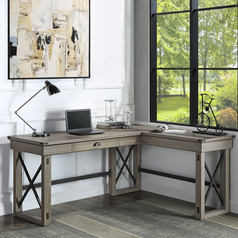 Writing Desk w/Lift Top in Weathered Gray Finish