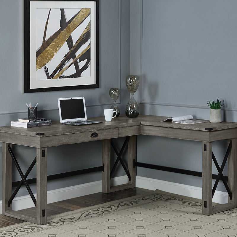 Writing Desk w/Lift Top in Weathered Gray Finish