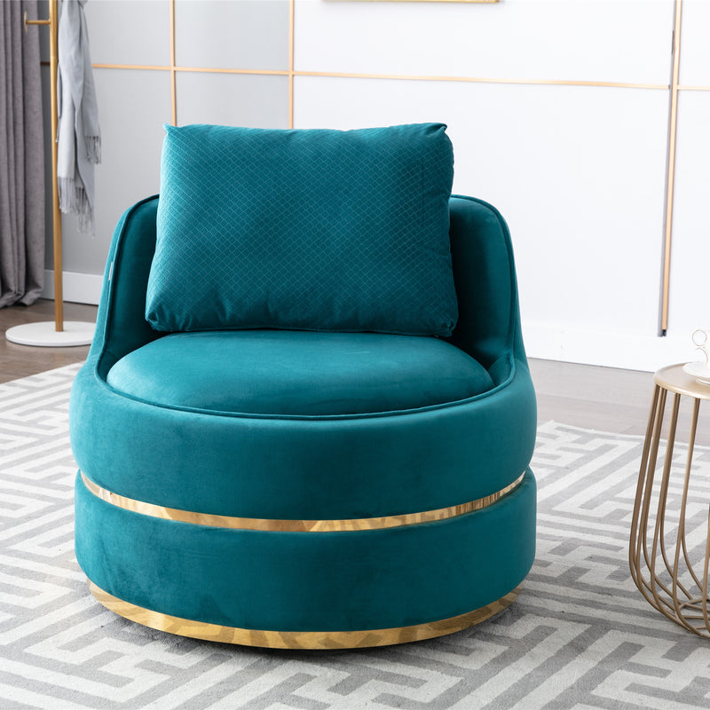 Modern Akili swivel accent chair barrel chair for hotel living room / Modern leisure chair