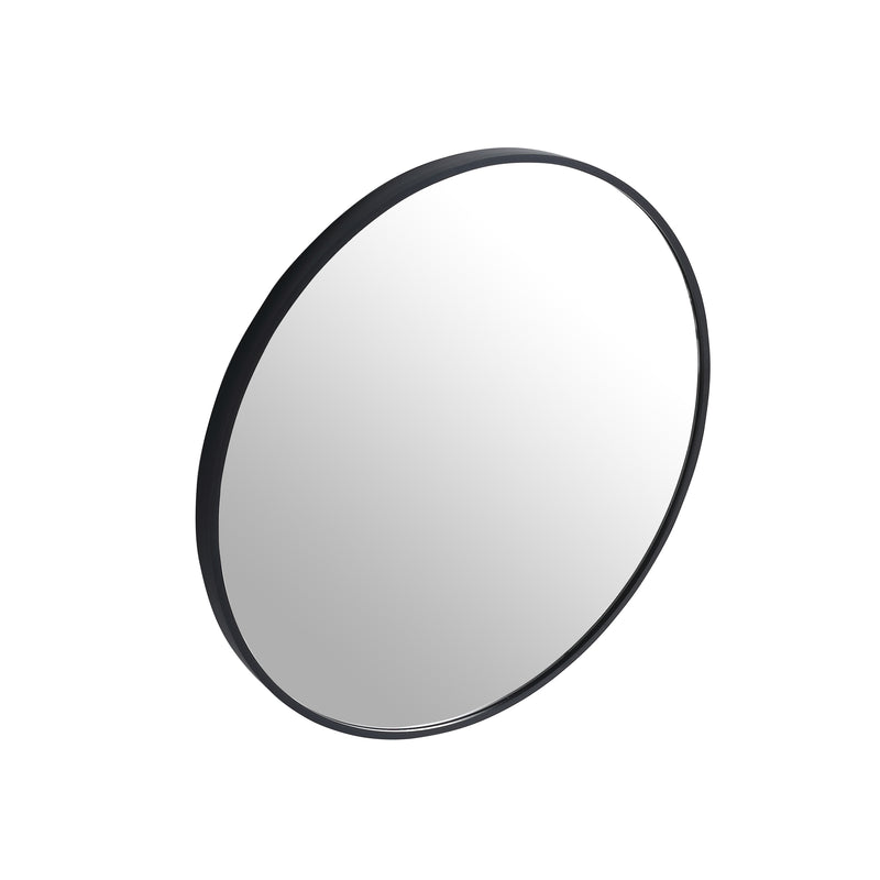 32"  Large Round Black Circular Mirror