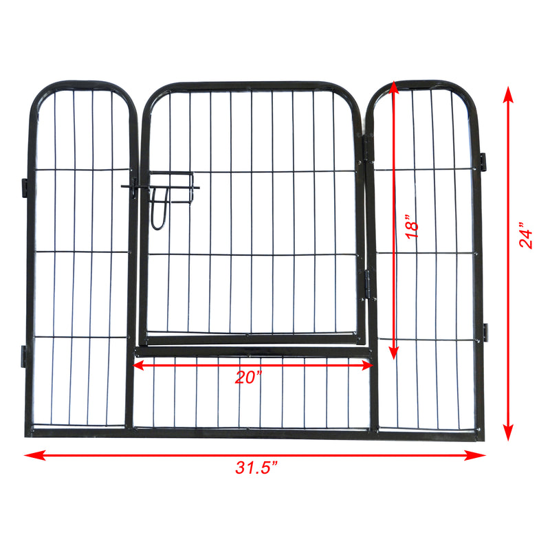 Portable Outdoor Folding 16-panel Heavy Duty Metal Pet Playpen