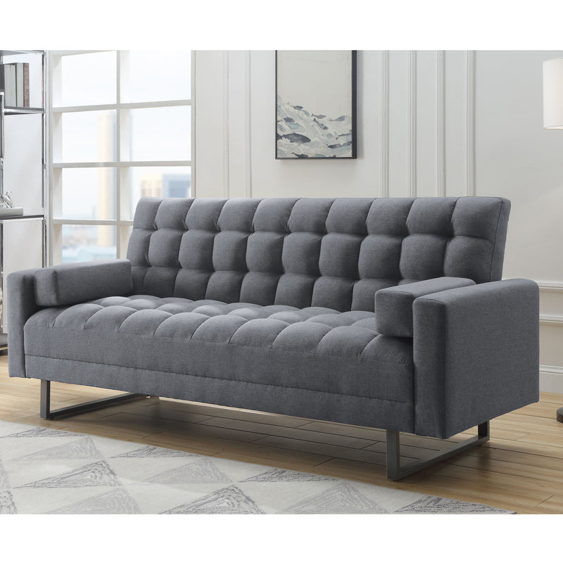 Adjustable Sofa, Gray Fabric Sleep Sofa