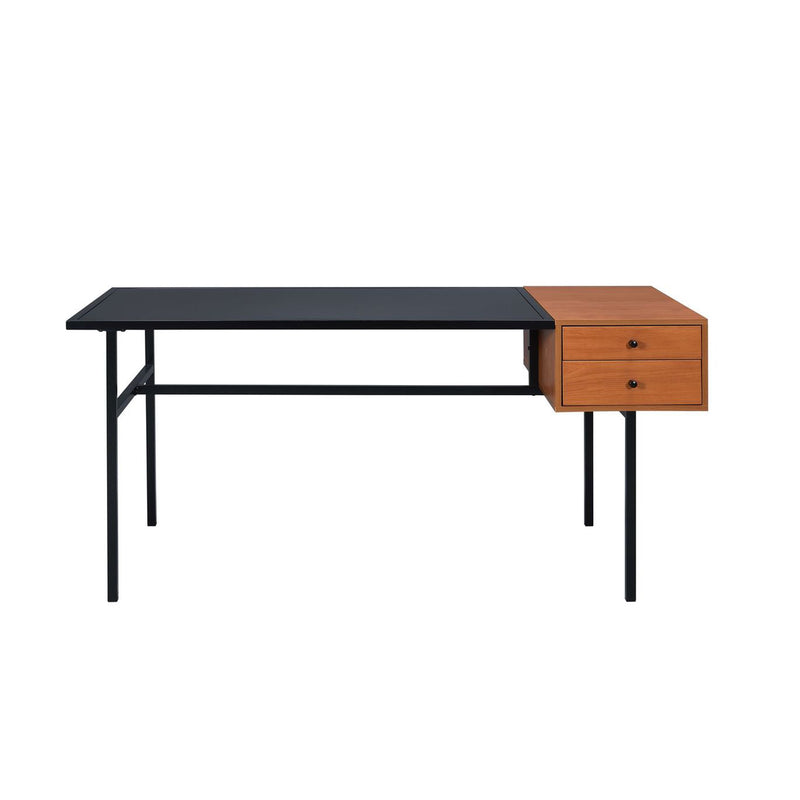 Desk, Honey Oak & Black