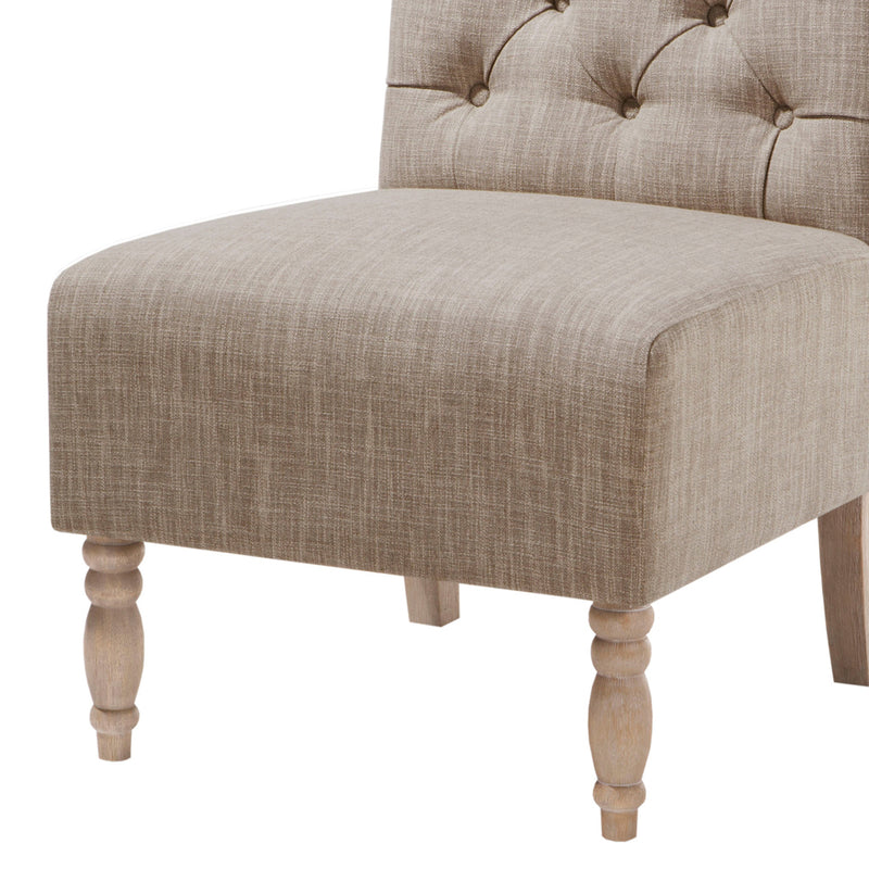 Lola Tufted Armless Chair