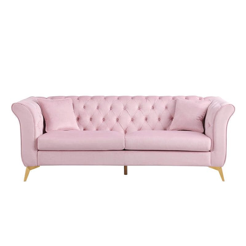 1856B   3 Seater  SOFA PINK