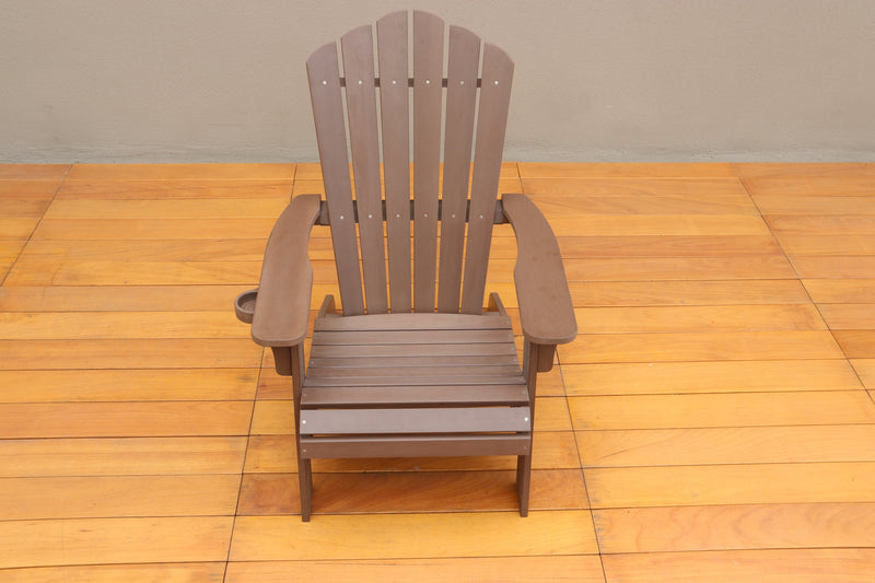 Polystyrene Adirondack Chair - Brown