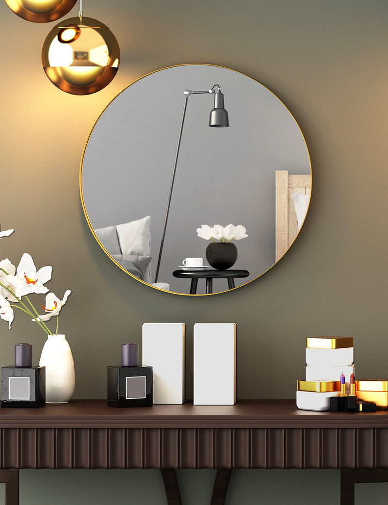 Metal Round Wall Mirror