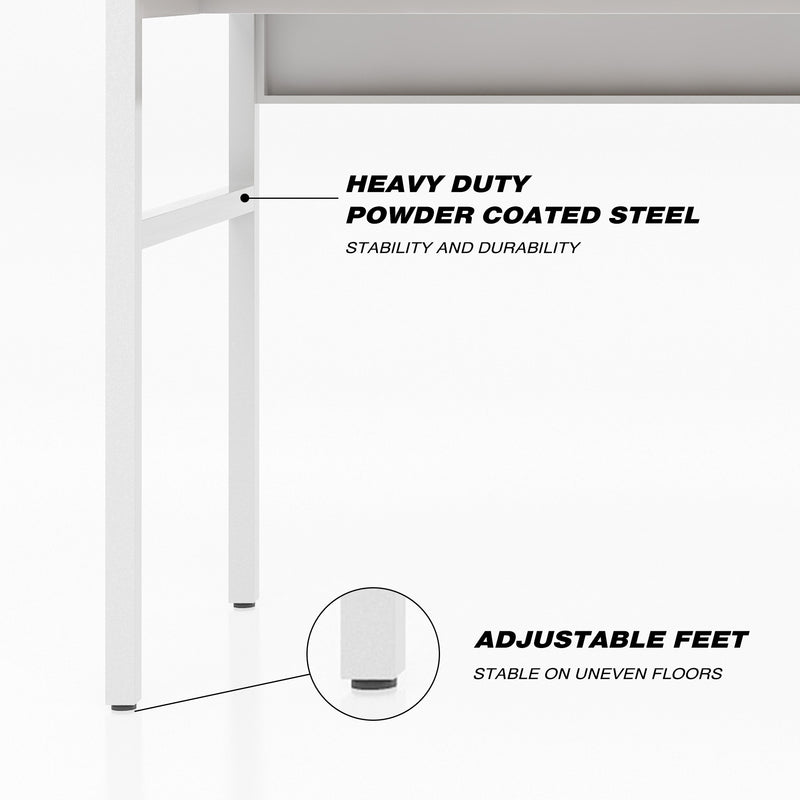 Metal storage cabinet with desk/File Cabinet/Metal Locker Office Cupboard for Bedroom/Living Room/Office L shaped desk set