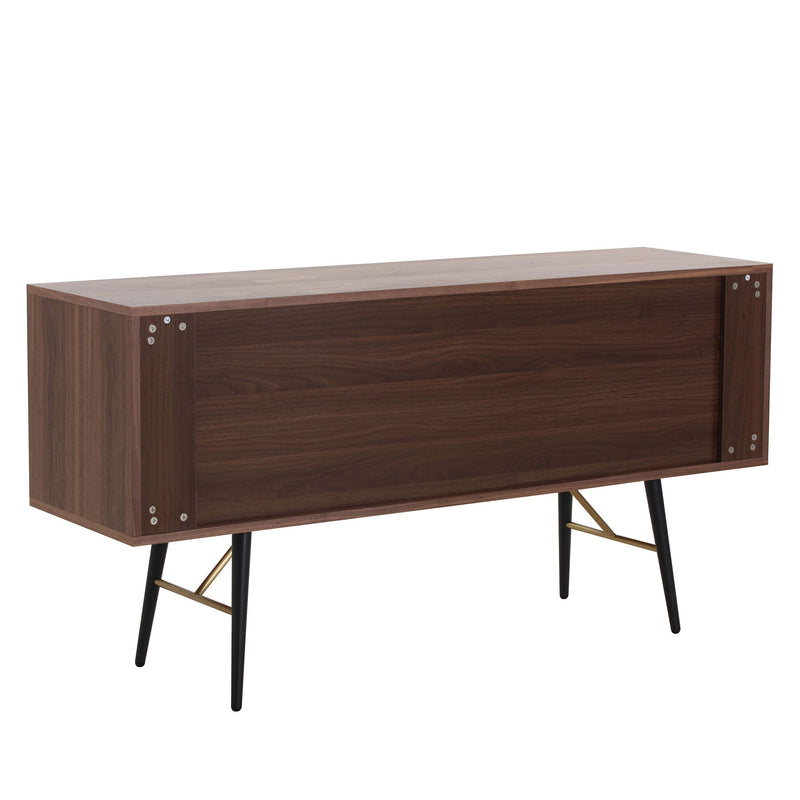 Modern Sideboard , Buffet Cabinet, Storage Cabinet, TV Stand with 2 Door and 2 drawers , Anti-Topple Design, and Large Countertop