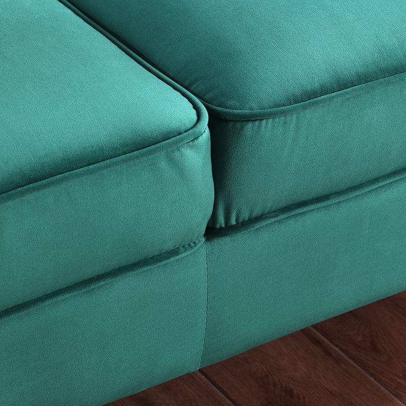 2229,DARK GREEN  Chesterfield;3 seater ,modern sofa