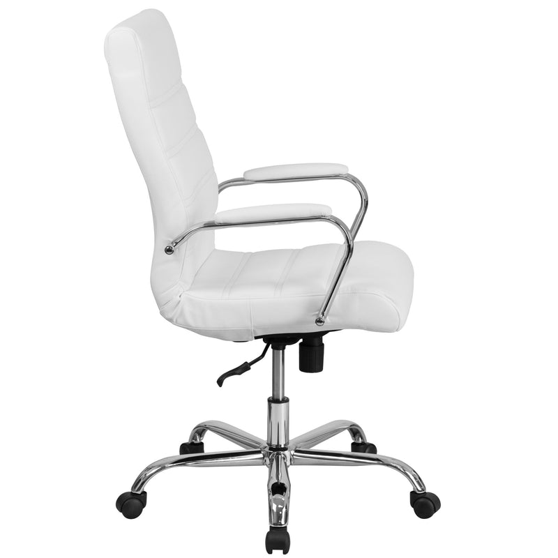 High Back Executive Swivel Office Chair with Metal Frame and Arms