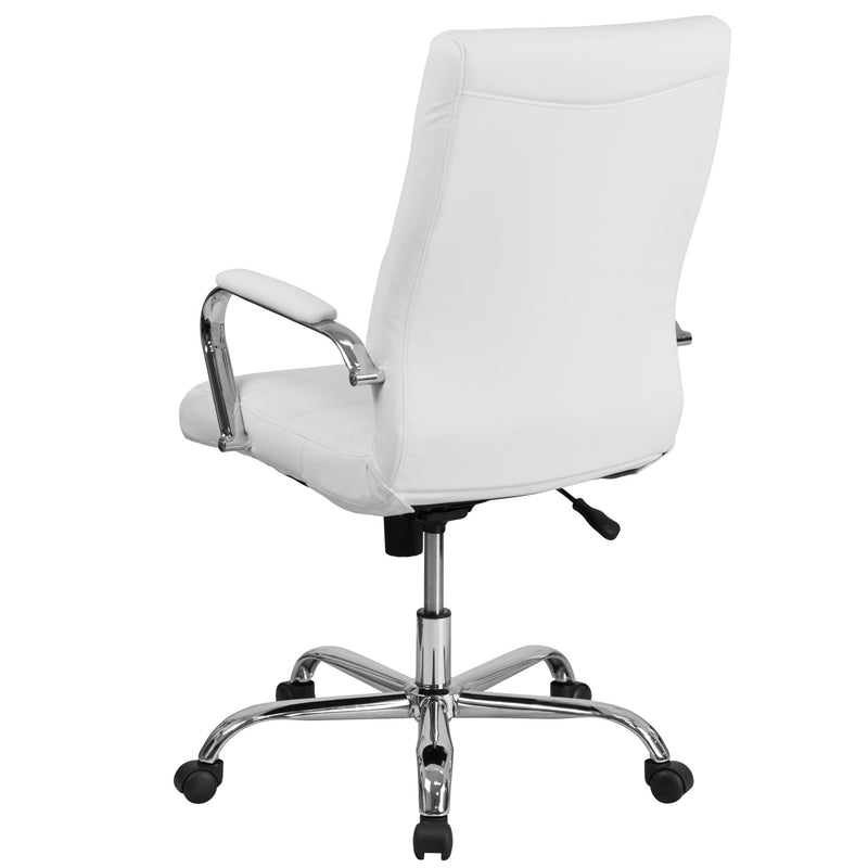 High Back Executive Swivel Office Chair with Metal Frame and Arms