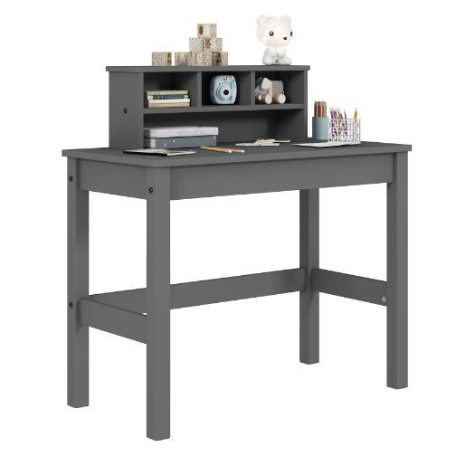 Logan Writing Desk, Gray Finish YF