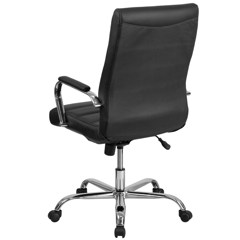 High Back Executive Swivel Office Chair with Metal Frame and Arms