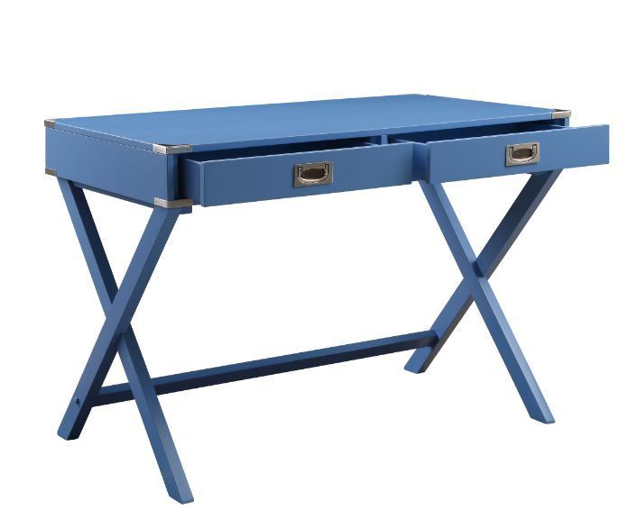 Amenia Writing Desk, Blue Finish YF