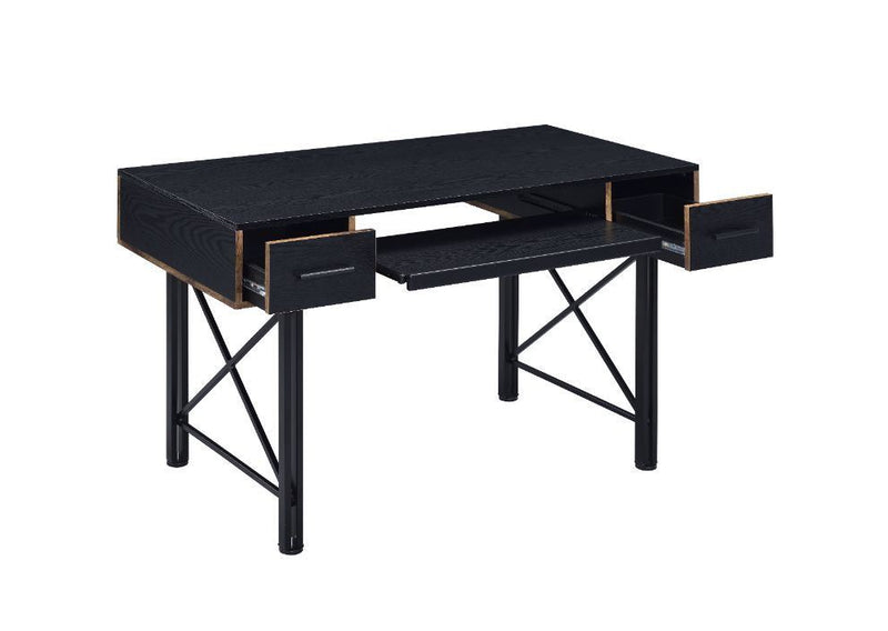 Settea Computer Desk, Black Finish