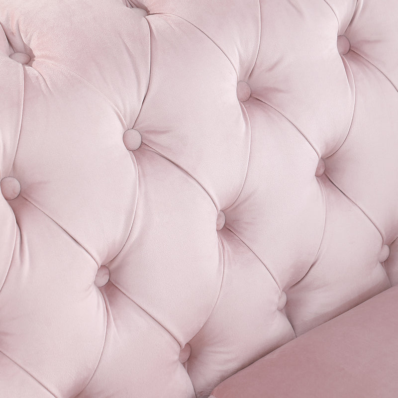 1856B   3 Seater  SOFA PINK